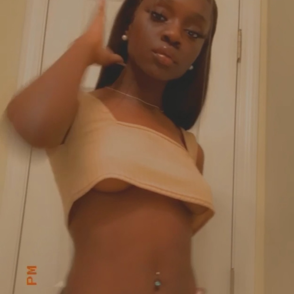 Nude PLT Crop Top. Worn once